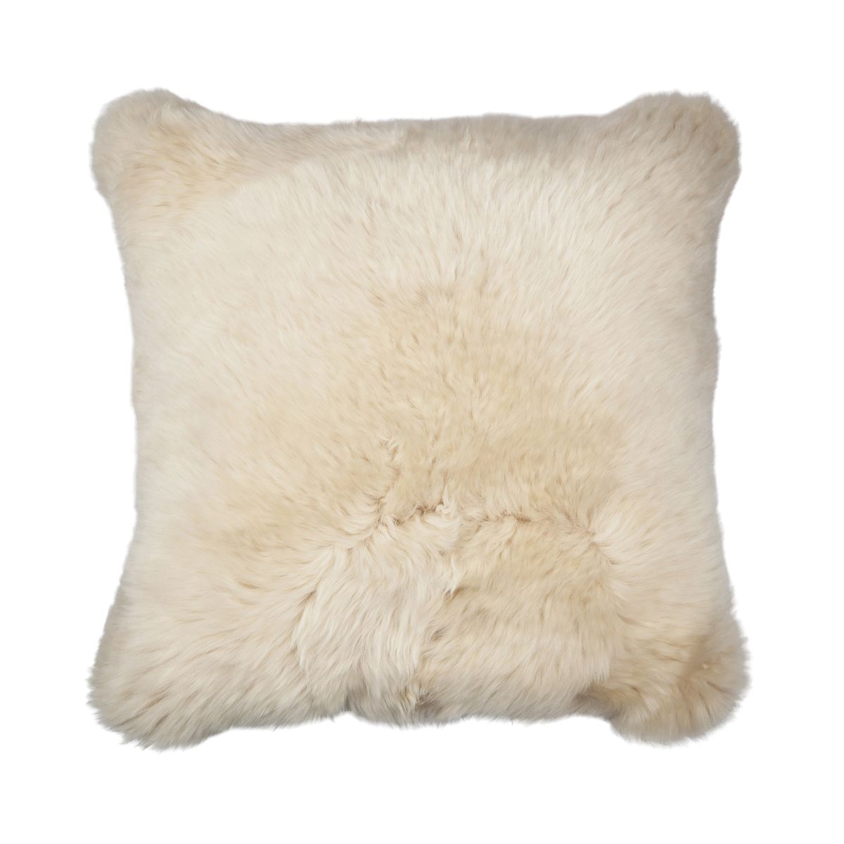 Sheepskin Cushion | Long Wool | New Zealand | 50x50 cm Linen
