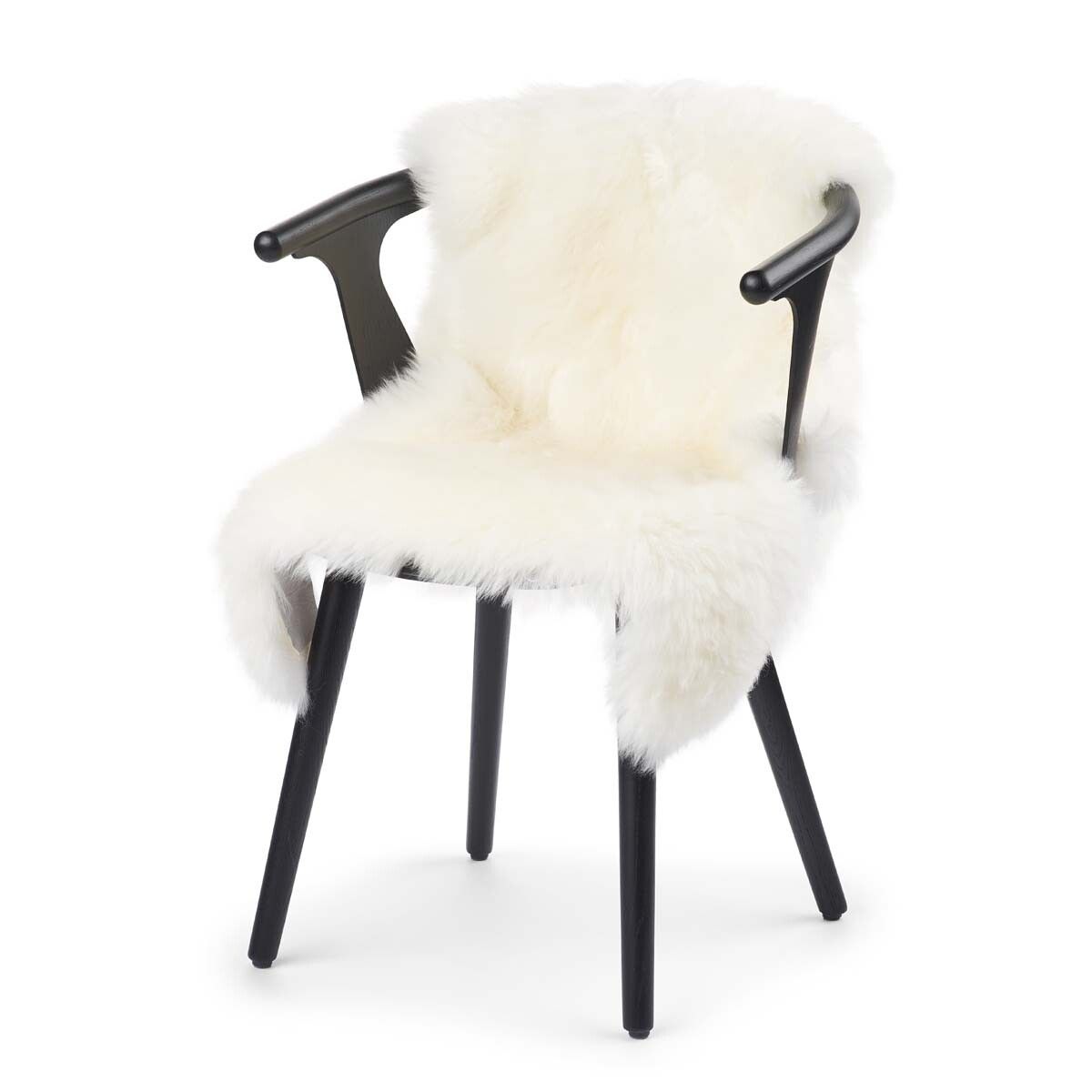 Premium | New Zealand Sheepskin | Long Wool | 90 cm Ivory