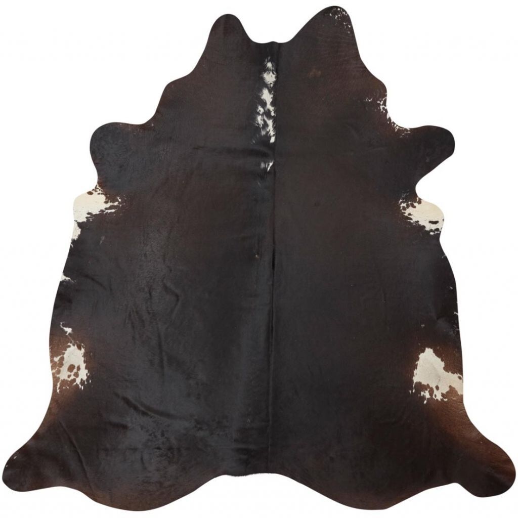 Cow Hide Rug | Dark Brown/Red | 3,59 sqm