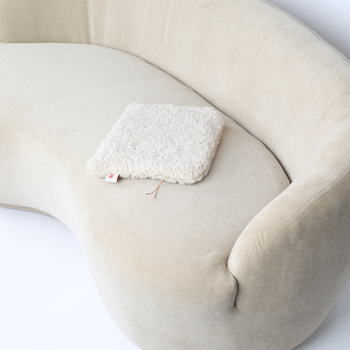 Sheepskin Computer Sleeve | 36x28 cm Pearl