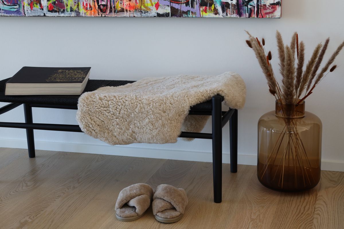 Merino Sheepskin | Short Wool | approx. 90x60 cm Grey