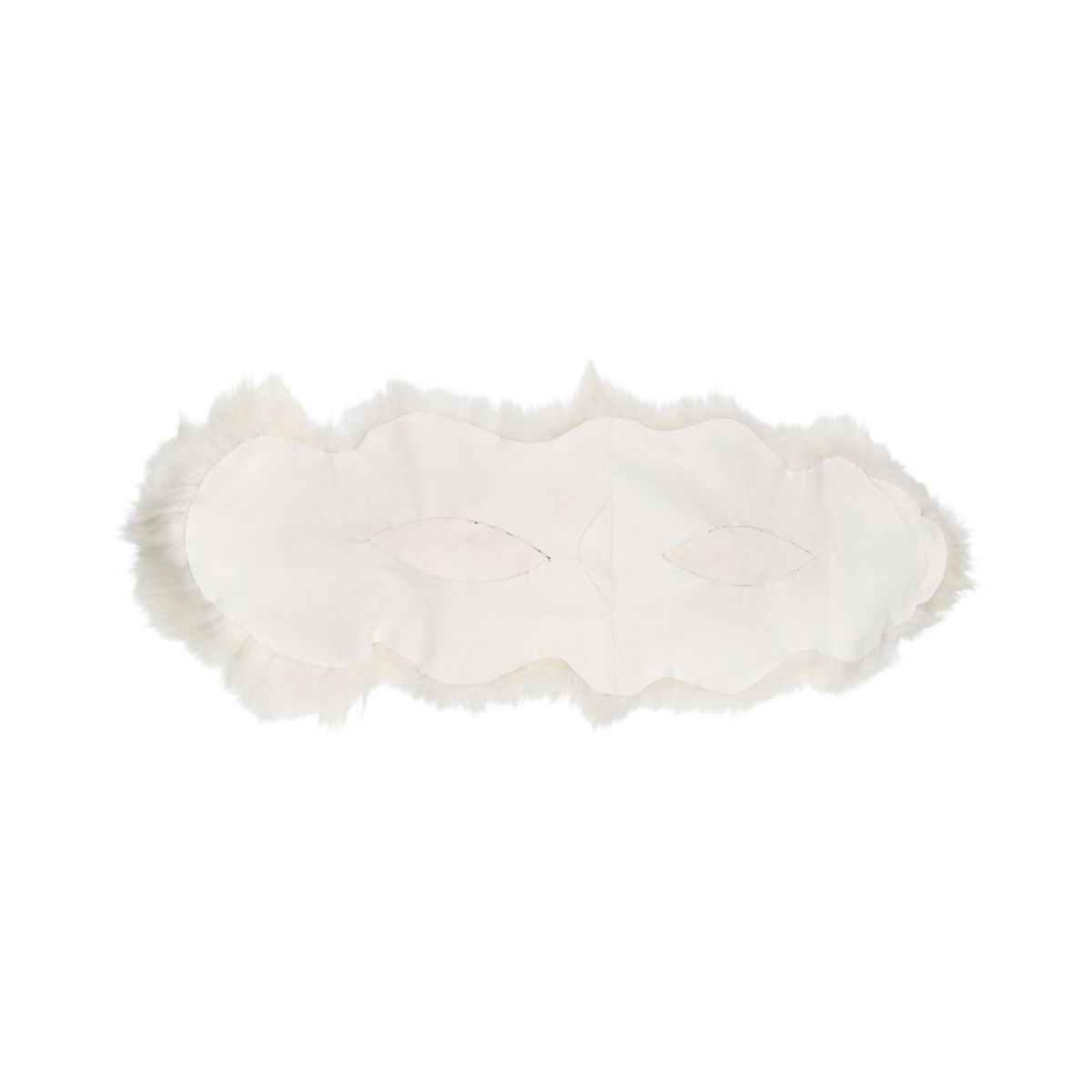Icelandic Double Sheepskin | Natural Colors | Long Wool | 160 cm Off White