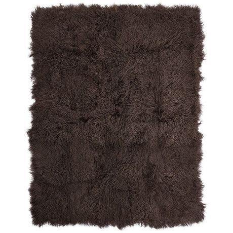 Throw of Curly Sheepskin |140x180 cm Taupe