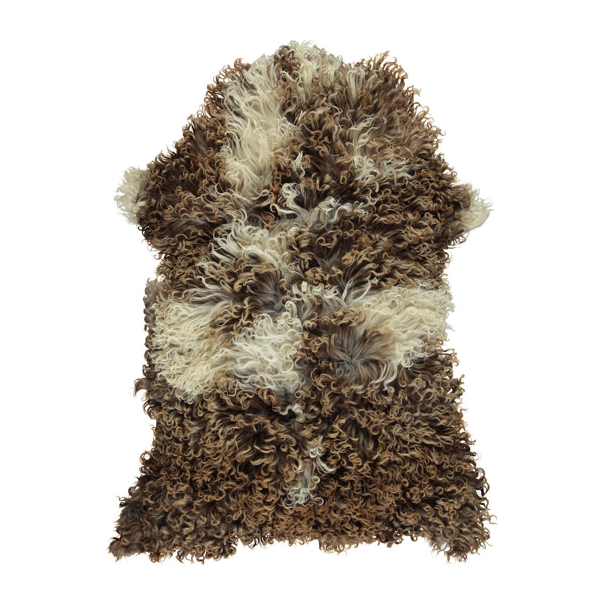 Curly Sheepskin | Austria | Natural Colors | 90 cm Mix/Spotted