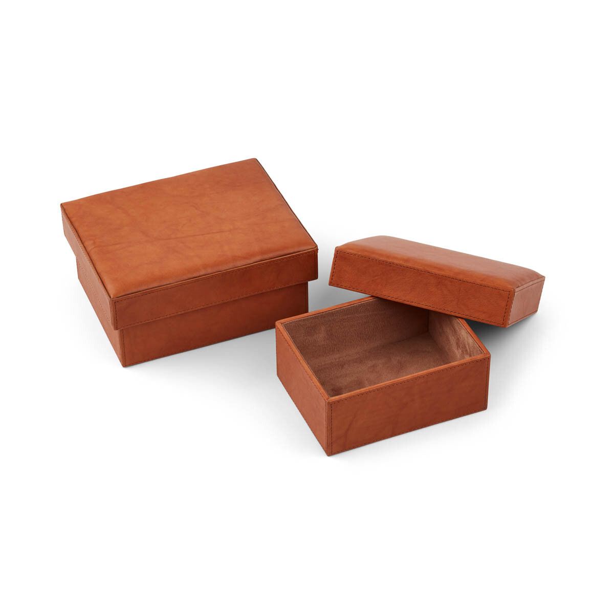 Leather Box | Set of 2 | Square