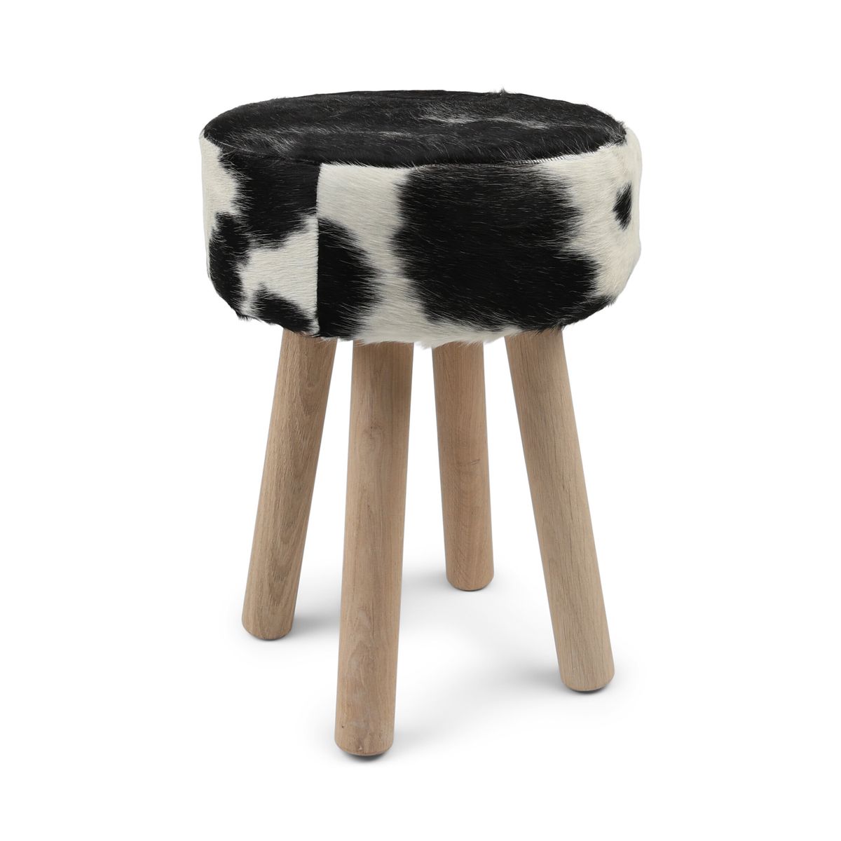 Theo Cowhide Stool | 48x34cm