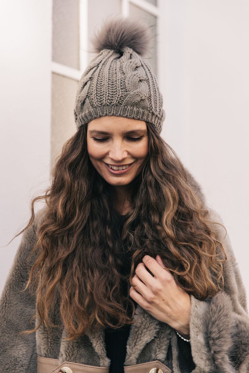 Stine Hat Taupe/Taupe