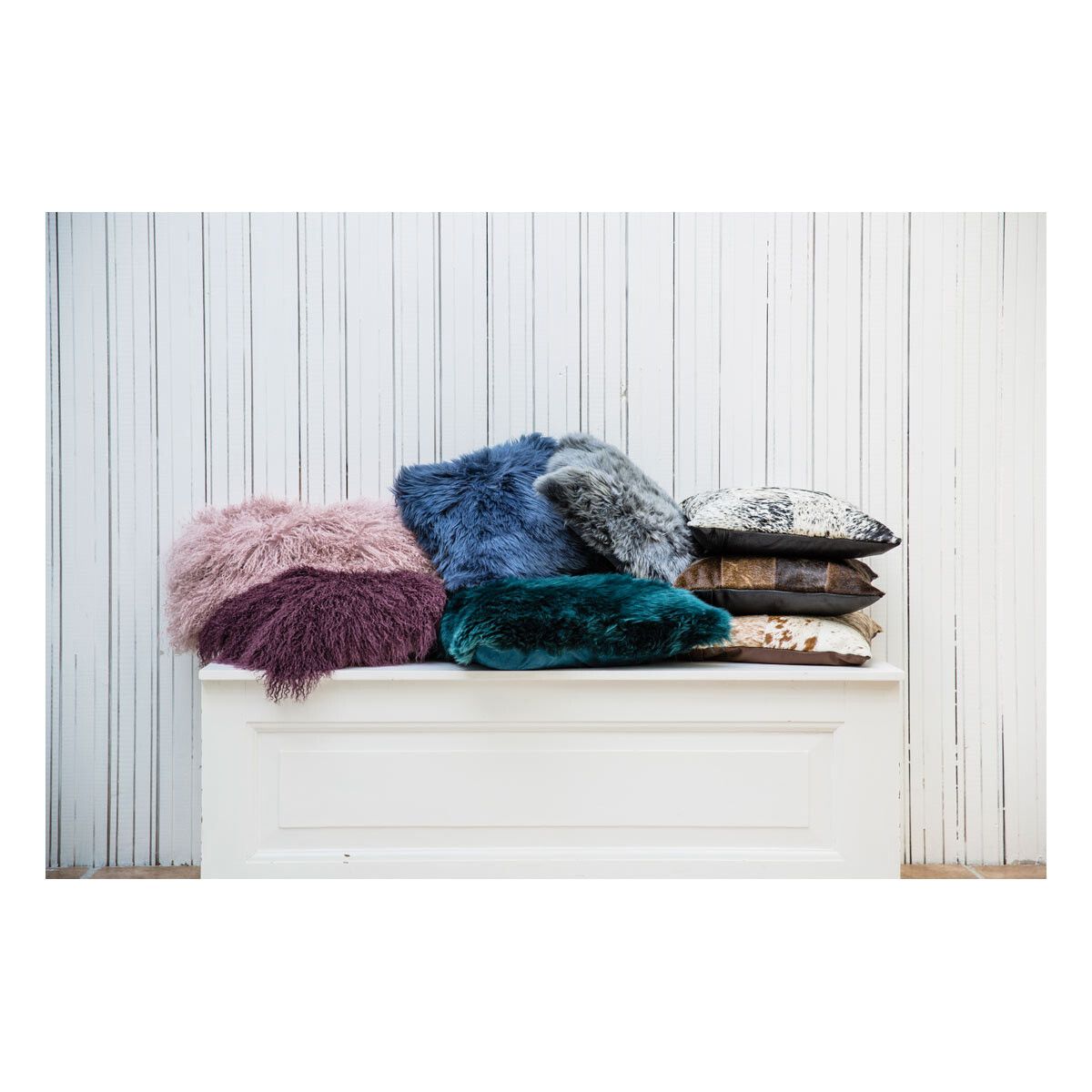 Cow Hide Cushion | 30x60 cm Exotic