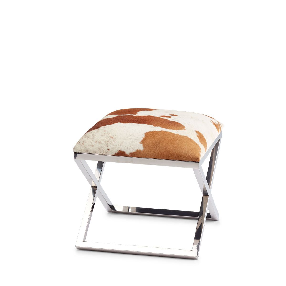 Stool Of Cow Hide | 45x45x45 cm