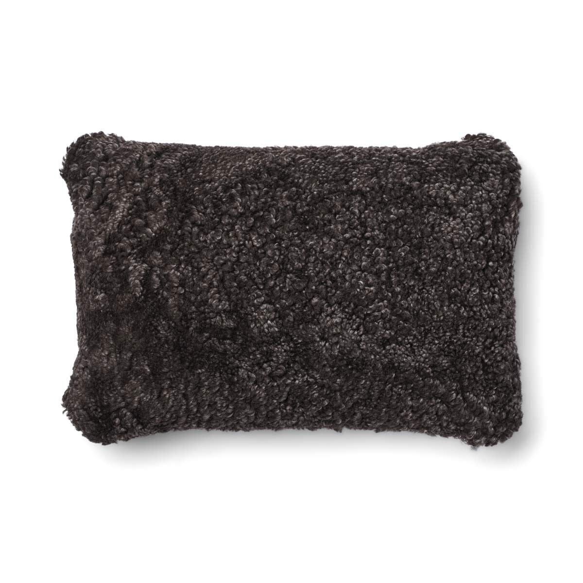 Two-sided Cushion | Short Wool | 34x52 cm Kilberry Fir-D. Green/Capp.i