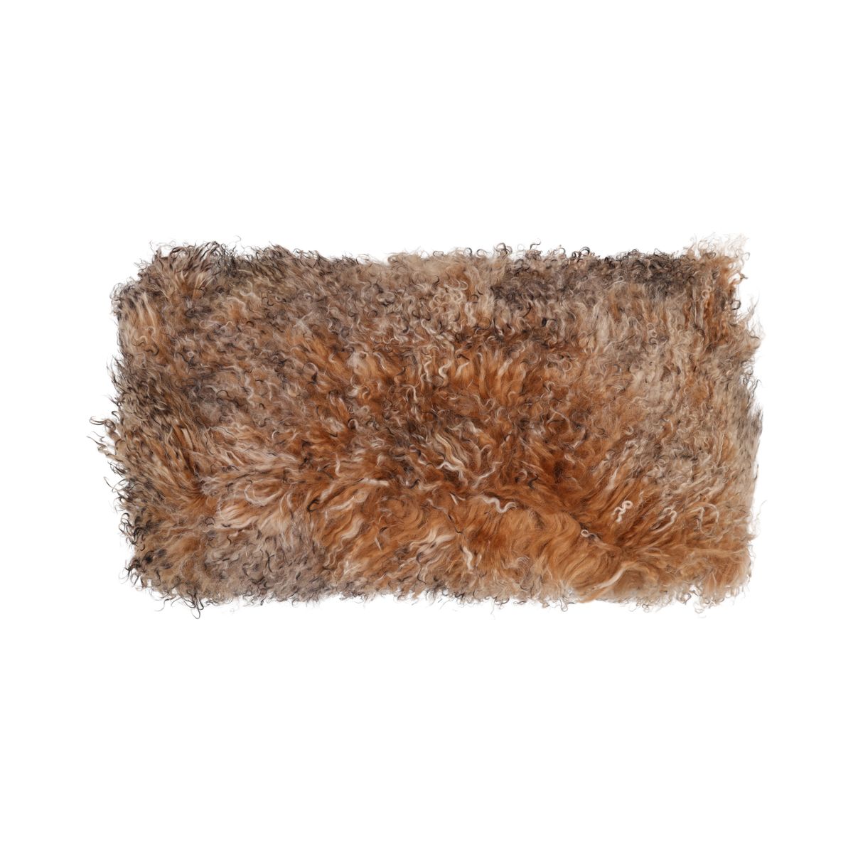 Mongolian Curly Cushion | 28x56 cm Sunset