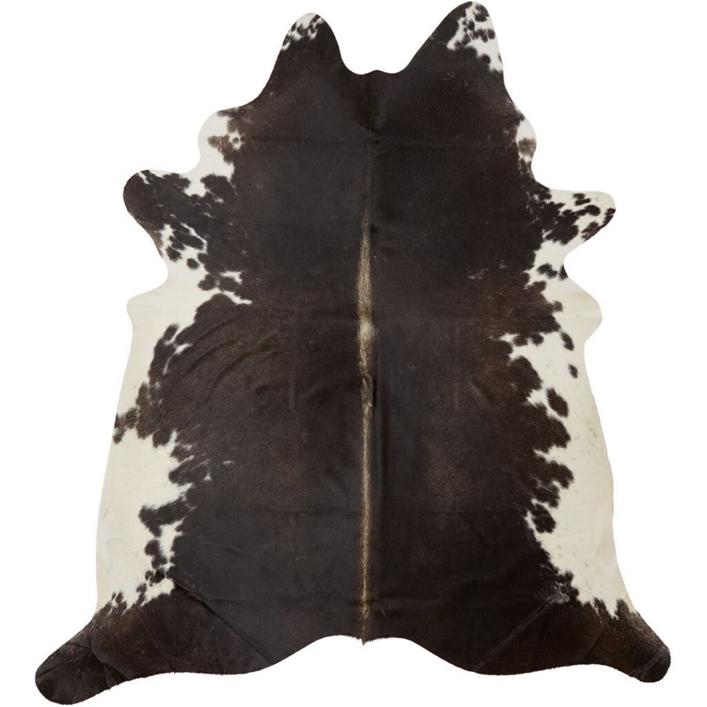 Cow Hide Rug | Dark Brown/Red | 3,09 sqm