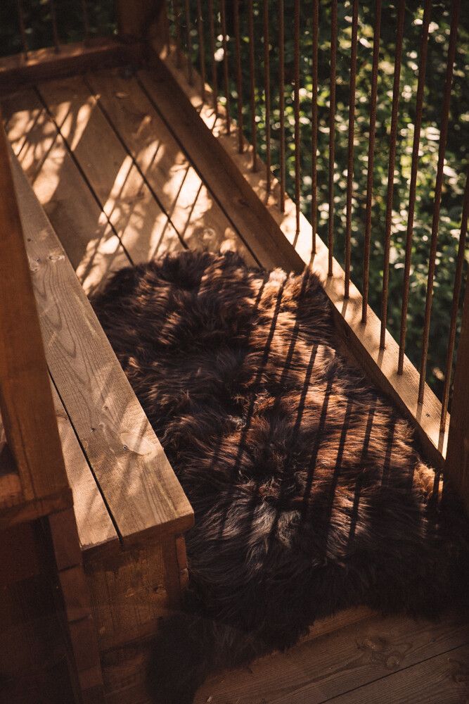 Eco Sheepskin | England | Natural | 90x60 cm Natural Dark Brown