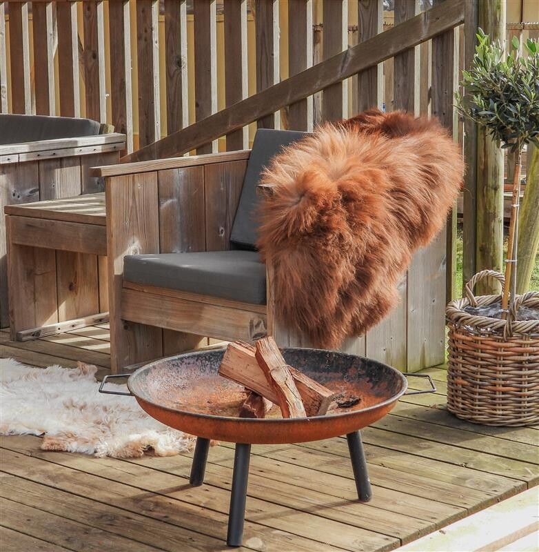 Eco Sheepskin | Mongolia | Natural Brown | approx. 90x60 cm