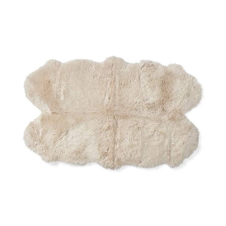 Merino Sheepskin Rug | Long Wool | 170x110 cm Linen