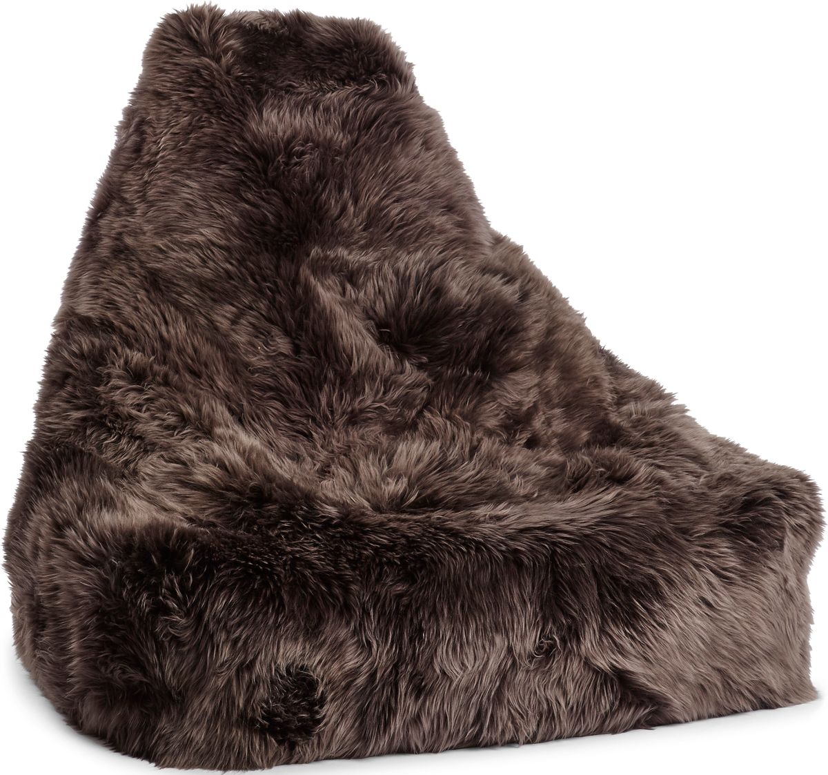 Sheepskin Bean Bag Chair | Long Wool | 100x100x80 cm