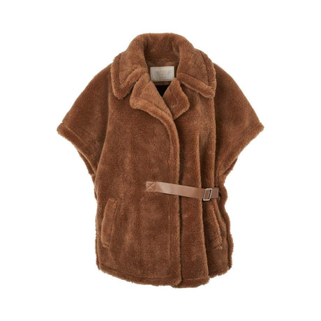 Elvira Poncho Teddy Brown