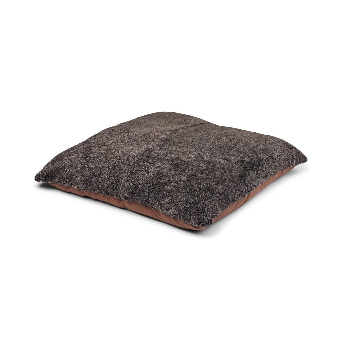 Maxi Float Cushion | Short Wool | 90x90 cm Cappuccino