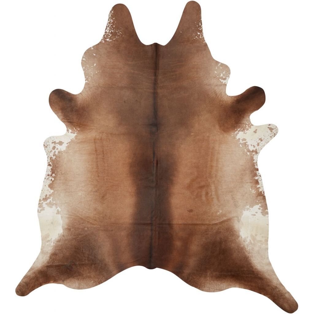 Cow Hide Rug | Dark Brown/Red | 4,26 sqm
