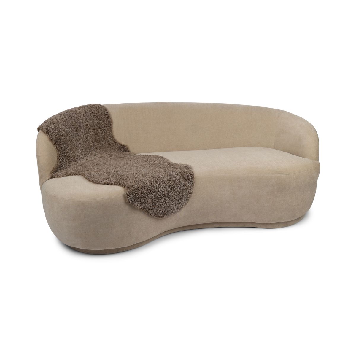 Double Sheepskin |Short Wool | New Zealand | 160x60 cm Sahara