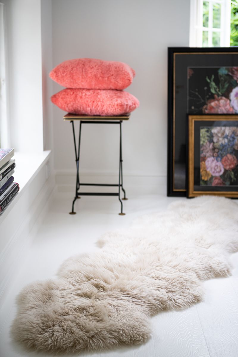 Merino Double Sheepskin | Long Wool | 170x60 cm Linen