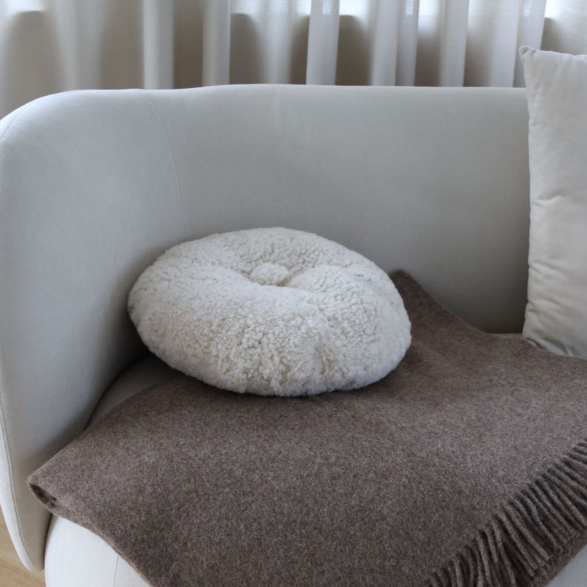 Round Cushion | Doublesided | D40 cm Anthracite