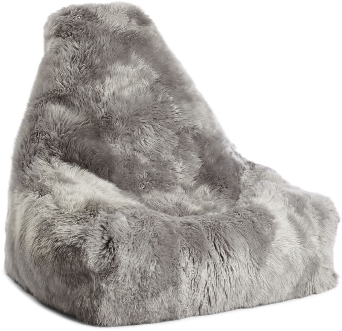 Sheepskin Bean Bag Chair | Long Wool | 100x100x80 cm