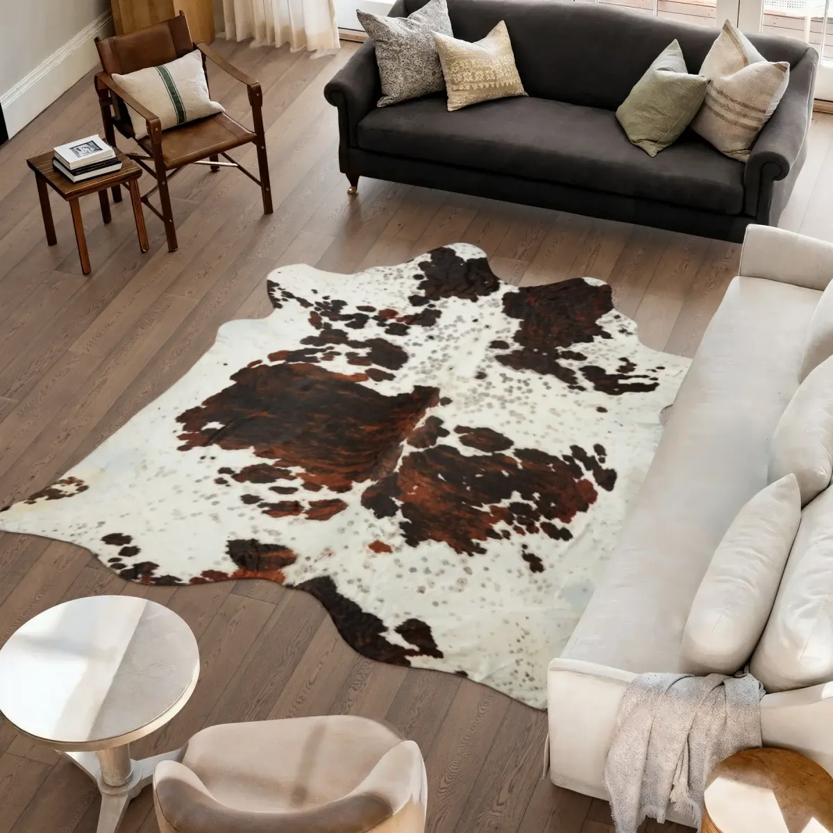 Cow Hide Rug | Exotic Tricolor | 4,5 sqm