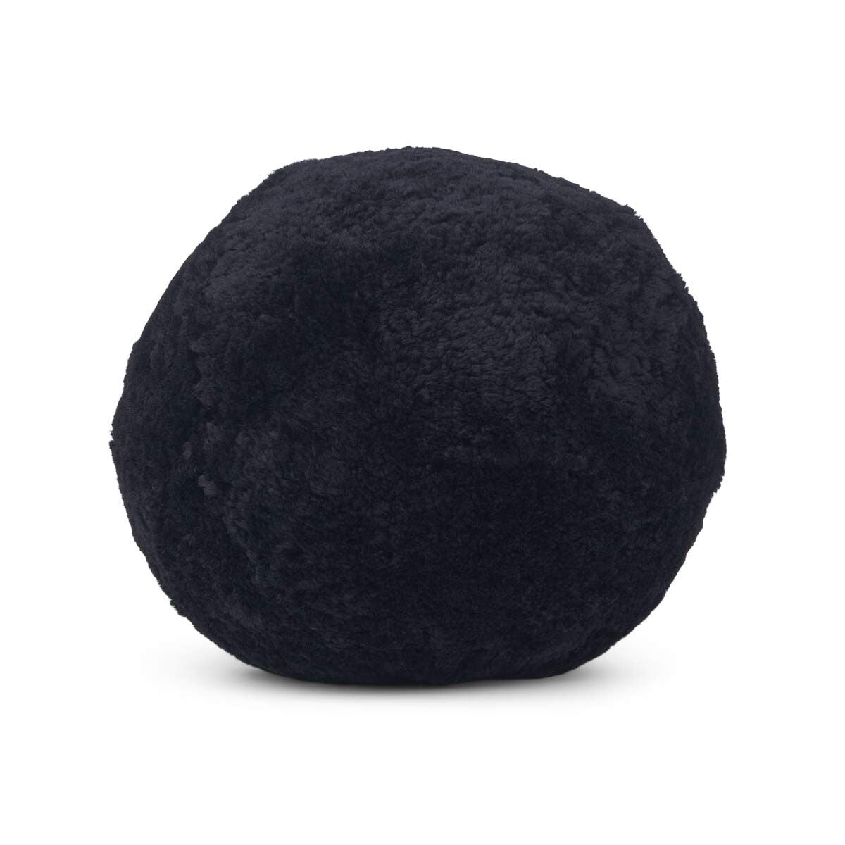Angelite Cushion | Ø25 cm | Ø30 cm | Ø35 cm | Short Wool Black