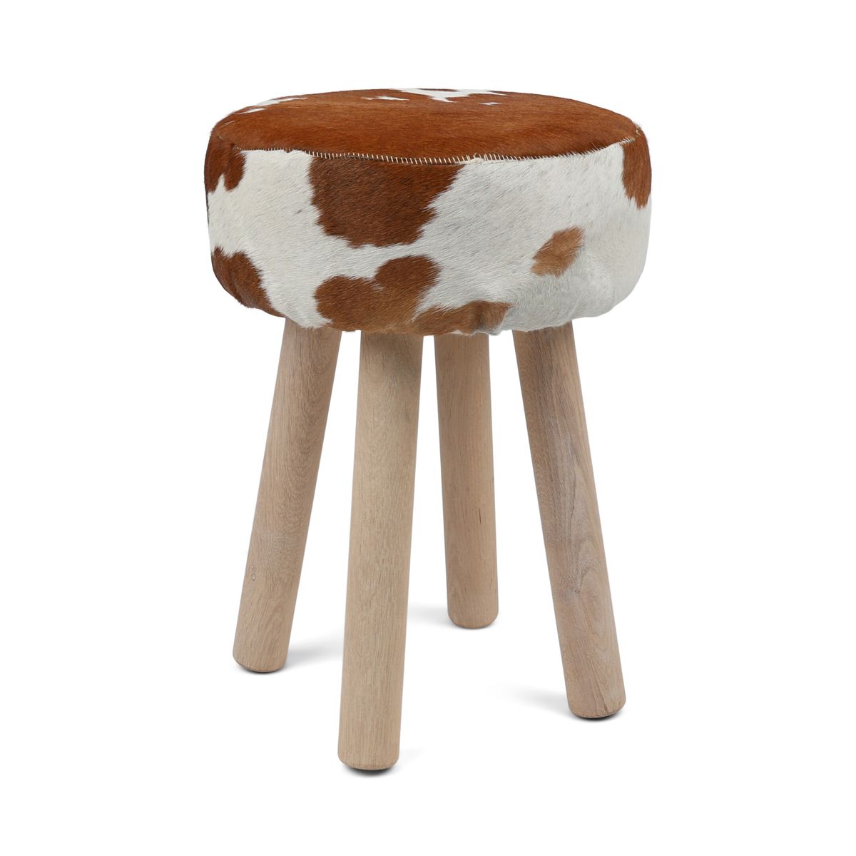 Theo Cowhide Stool | 48x34cm