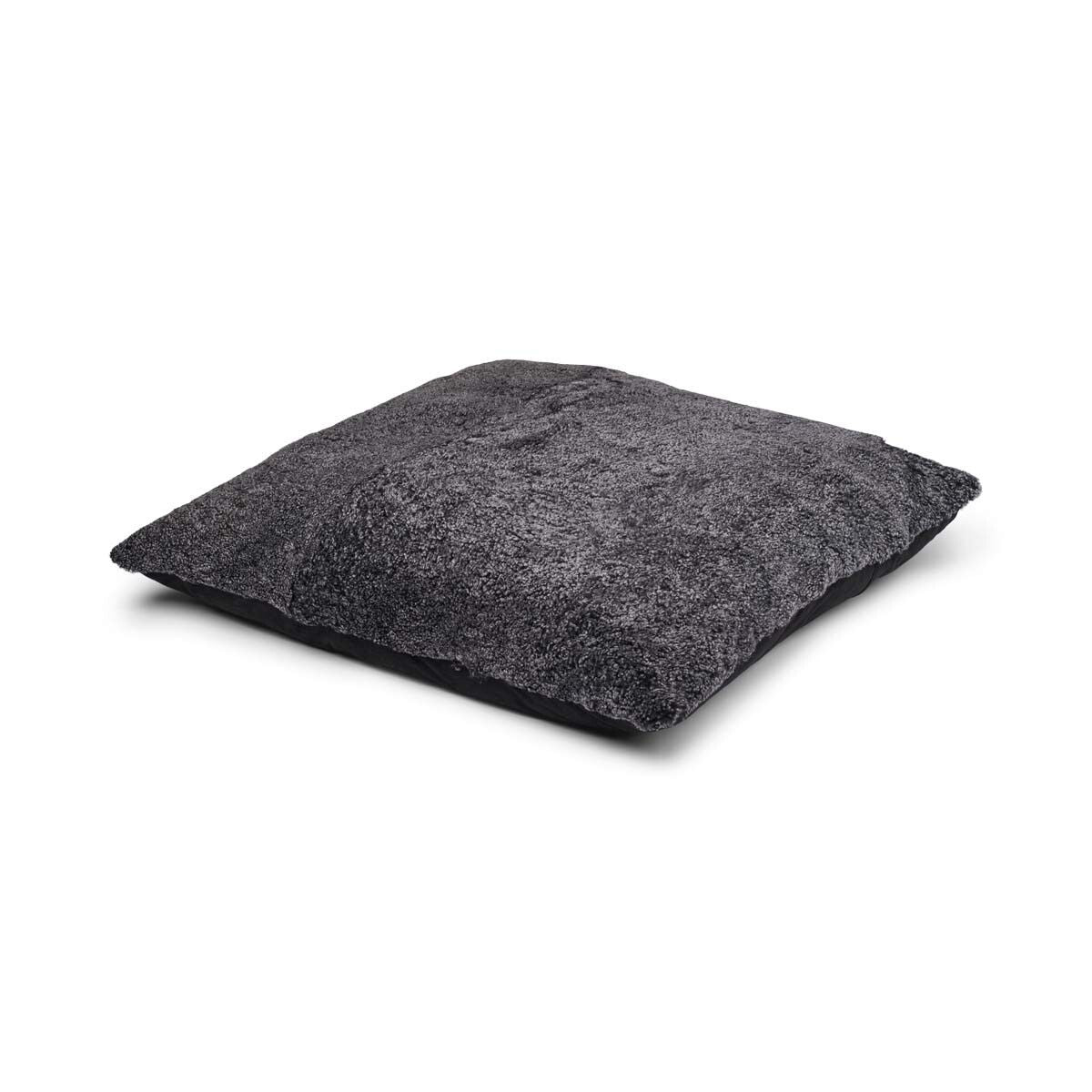 Maxi Float Cushion | Short Wool | 90x90 cm Anthracite