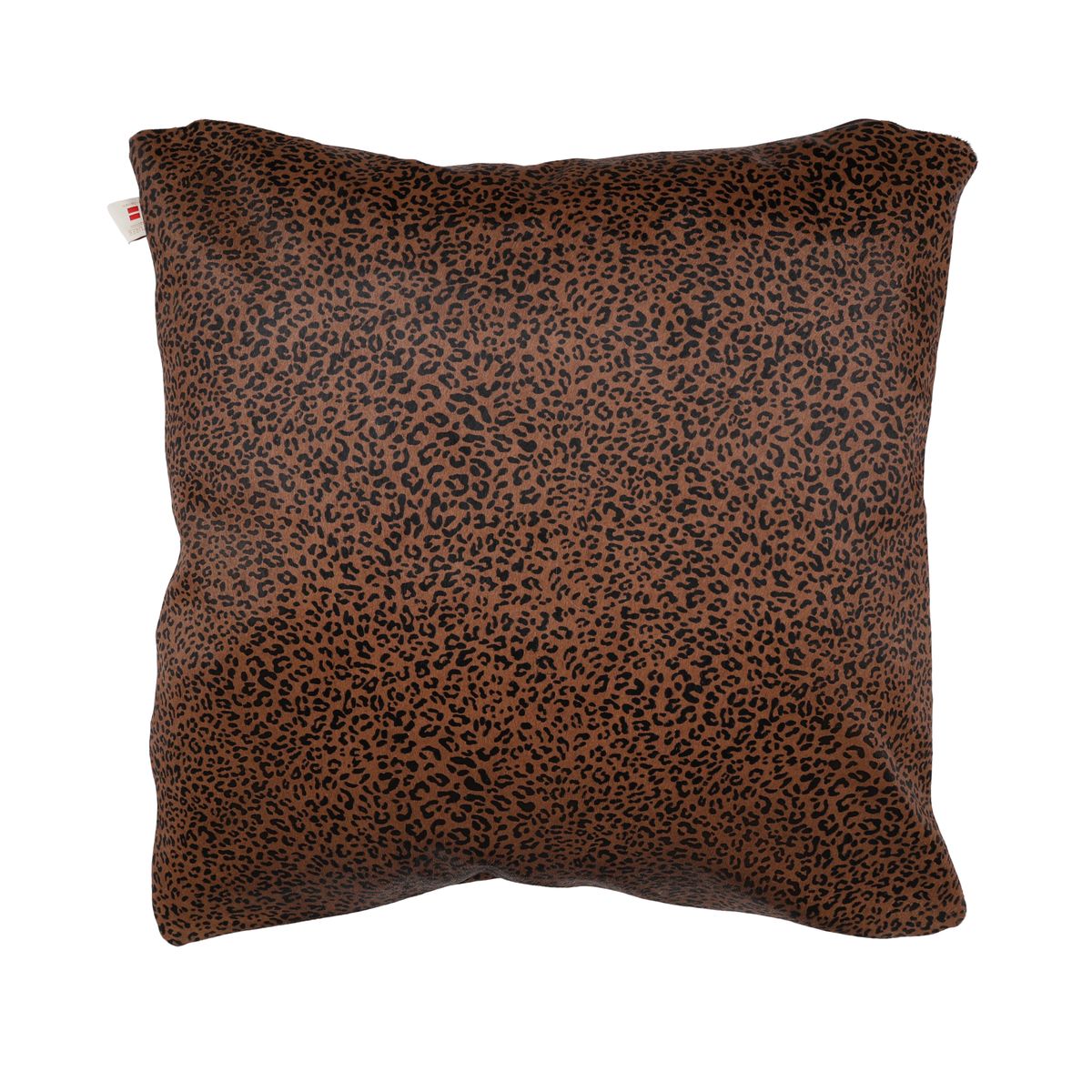 Premium Cowhide Cushion | Doublesided | Pattern Brown/Black Leopard Print