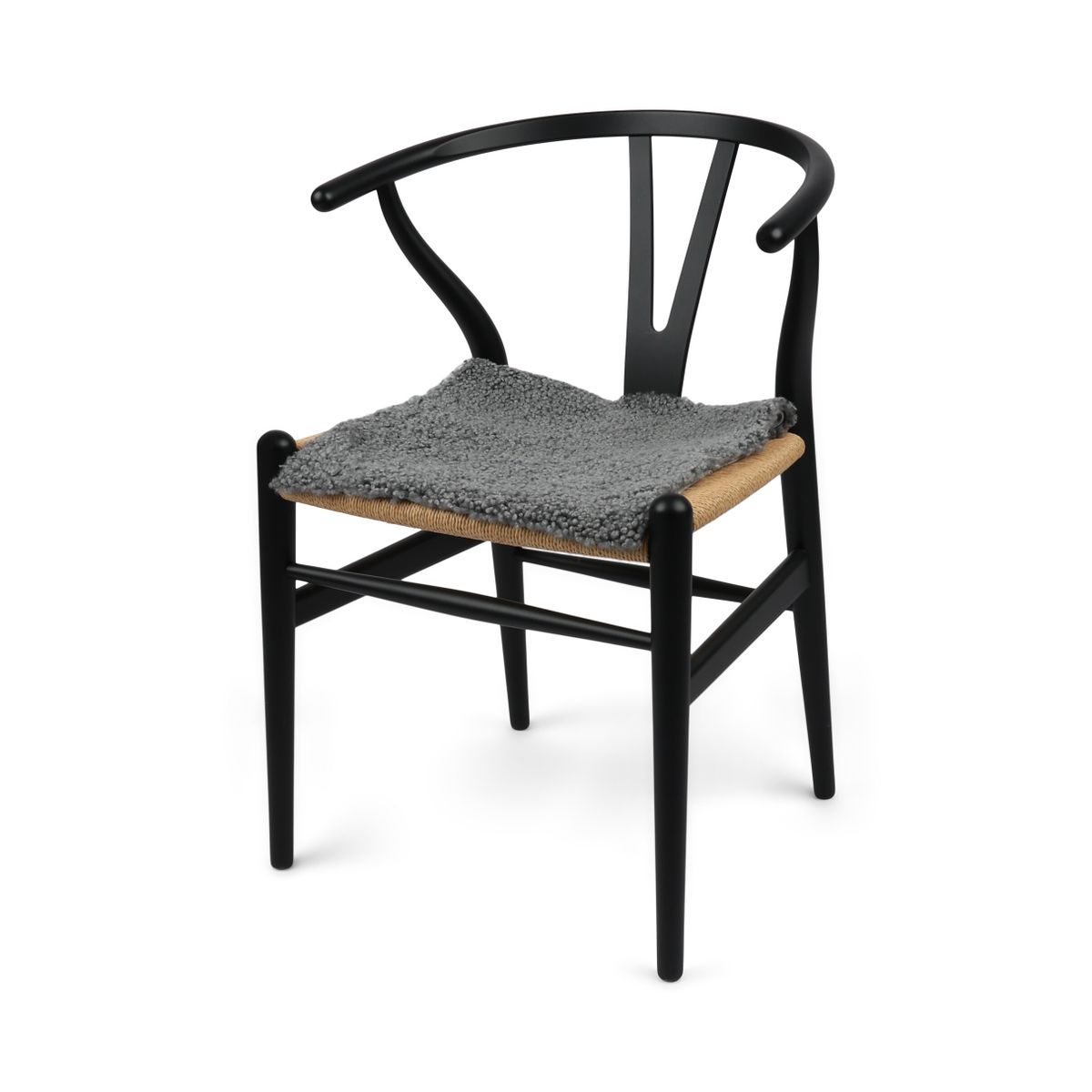 Short Wool Seat Cover | New Zealand | 40x40 cm Scandinavia Light Grey