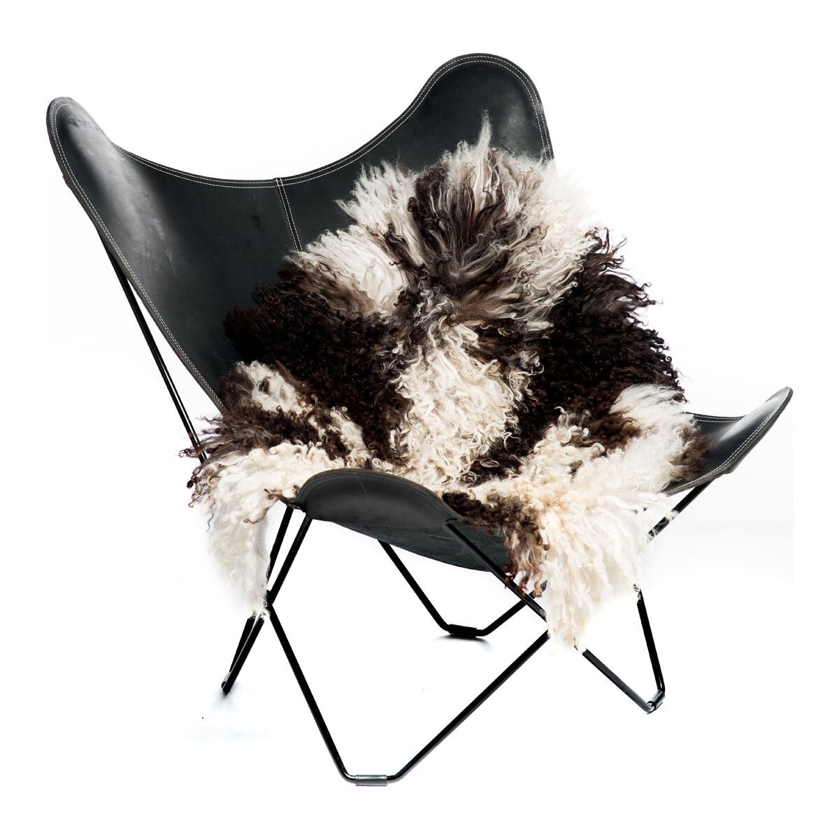 Curly Sheepskin | Austria | Natural Colors | 90 cm