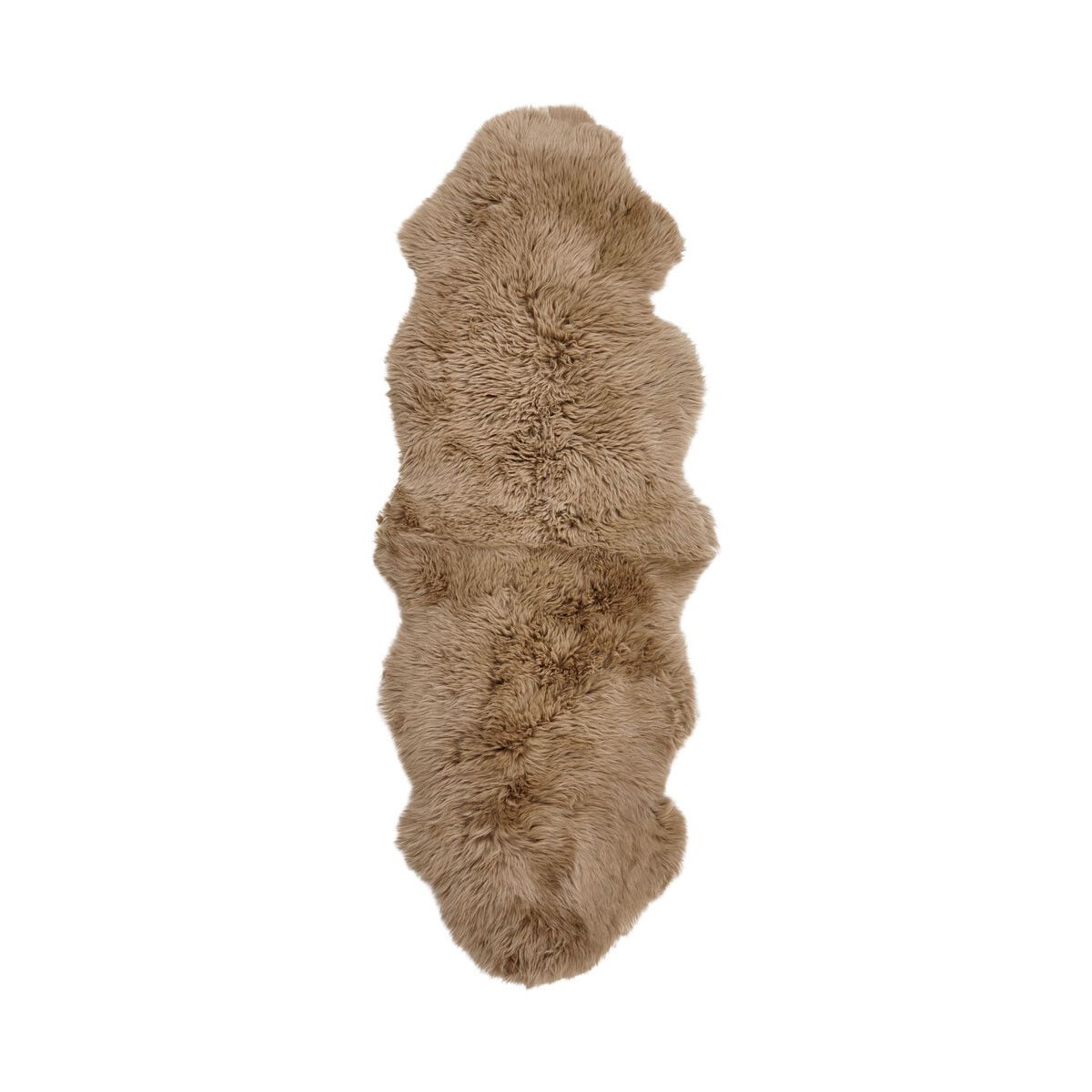 Premium Quality | Double New Zealand Sheepskin | Long Wool | Rug 180 cm Taupe