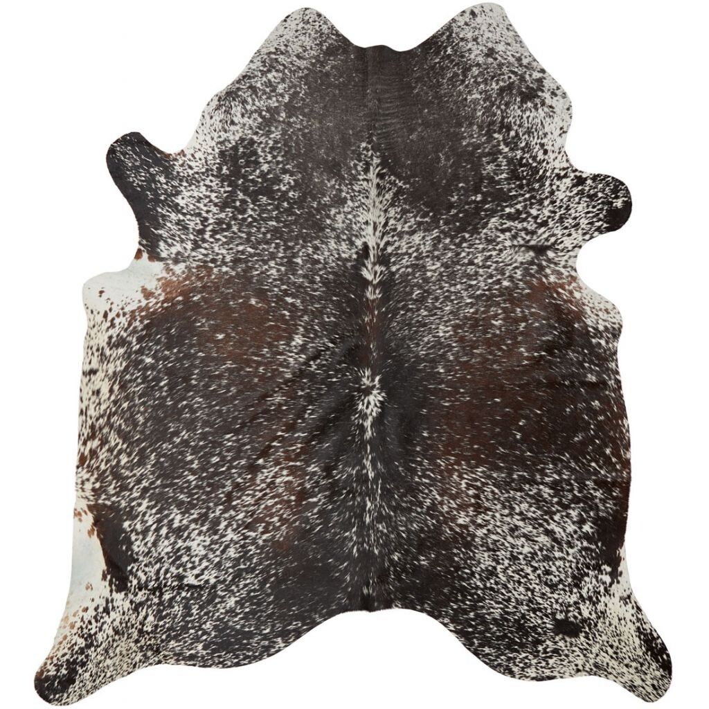 Cow Hide Rug | Dark Brown/Red | 2,9 sqm