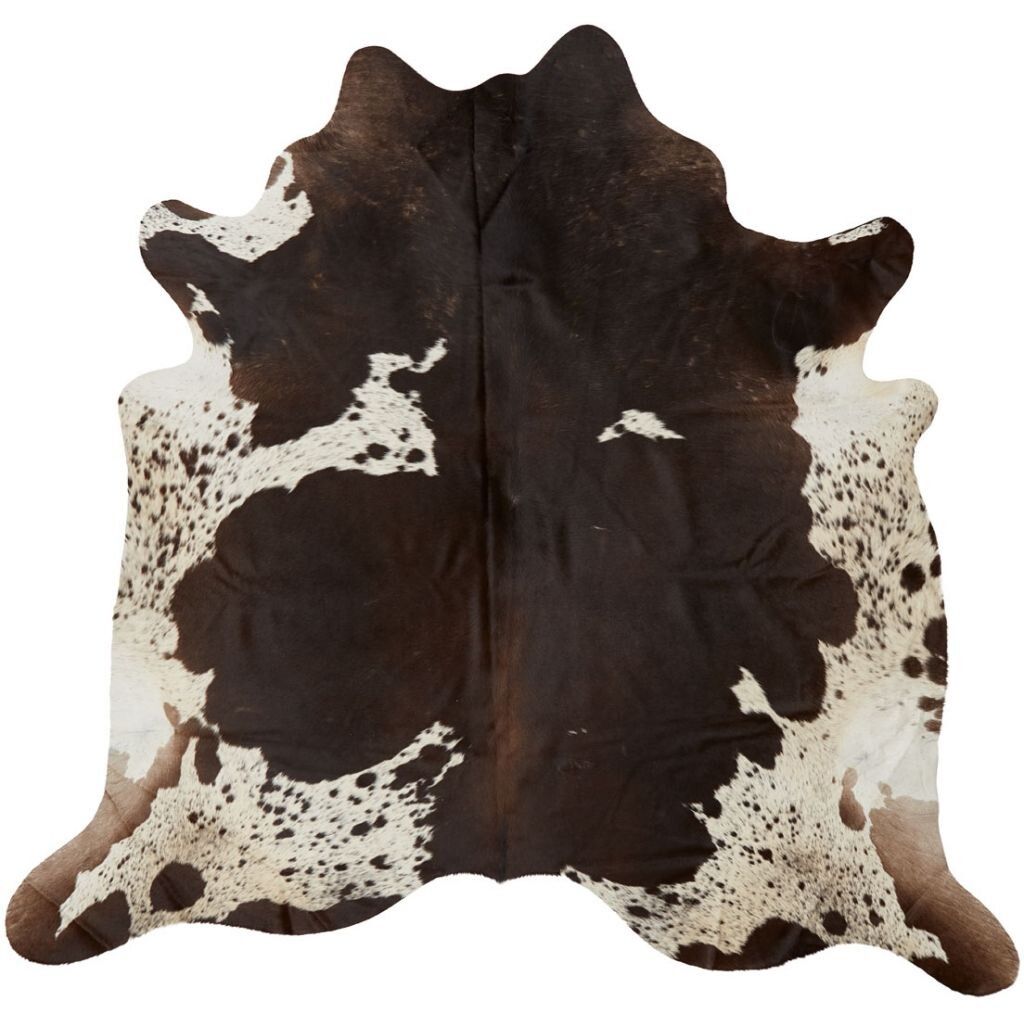 Cow Hide Rug | Dark Brown/Red | 3,5 sqm