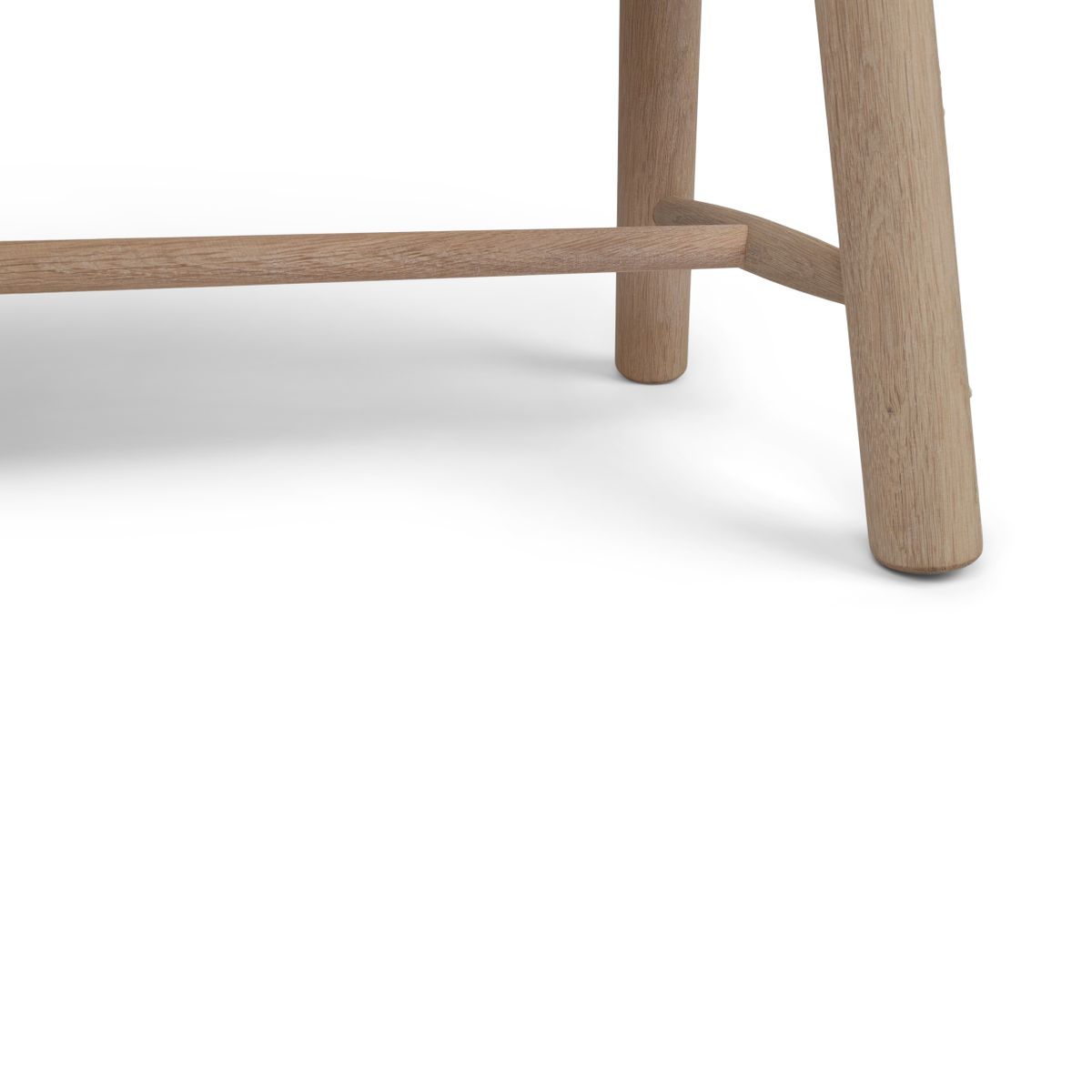 Theo Cowhide Bench | Oak Legs | 140x35x45 cm Brown/White