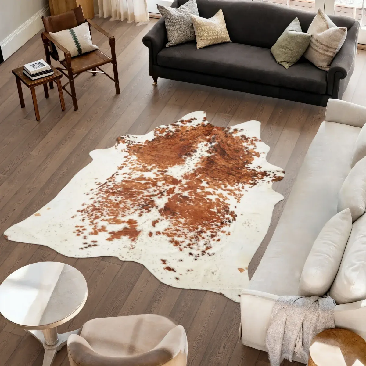 Cow Hide Rug | Exotic Tricolor | 4,1 sqm