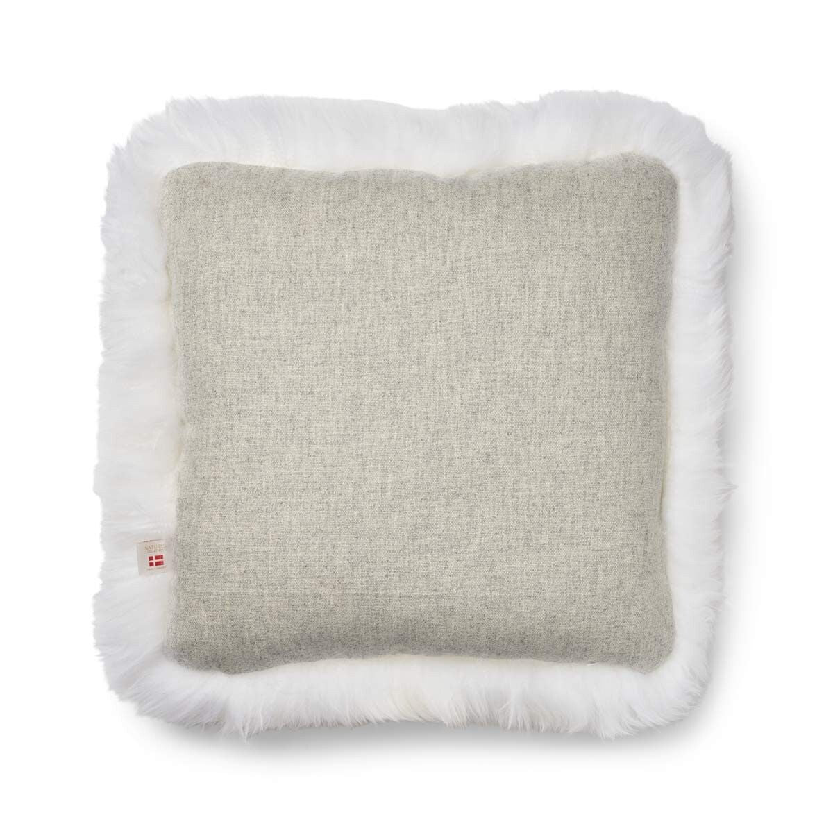 Long Wool Sheepskin Cushion | 52x52 cm