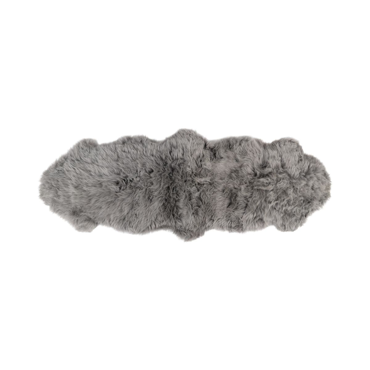 Merino Double Sheepskin | Long Wool | 170x60 cm Steel