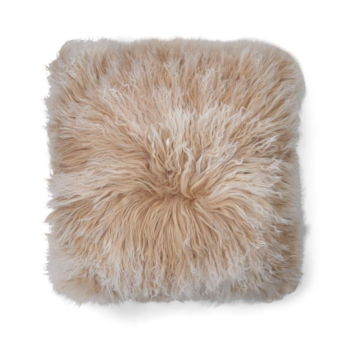 Sheepskin Cushion | Mongolian | 45x45cm