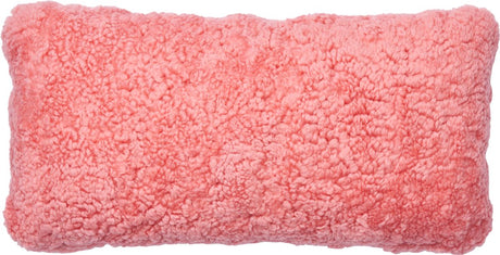 Short-Wool Cushion | Doublesided | 30x60 cm Coral Peach