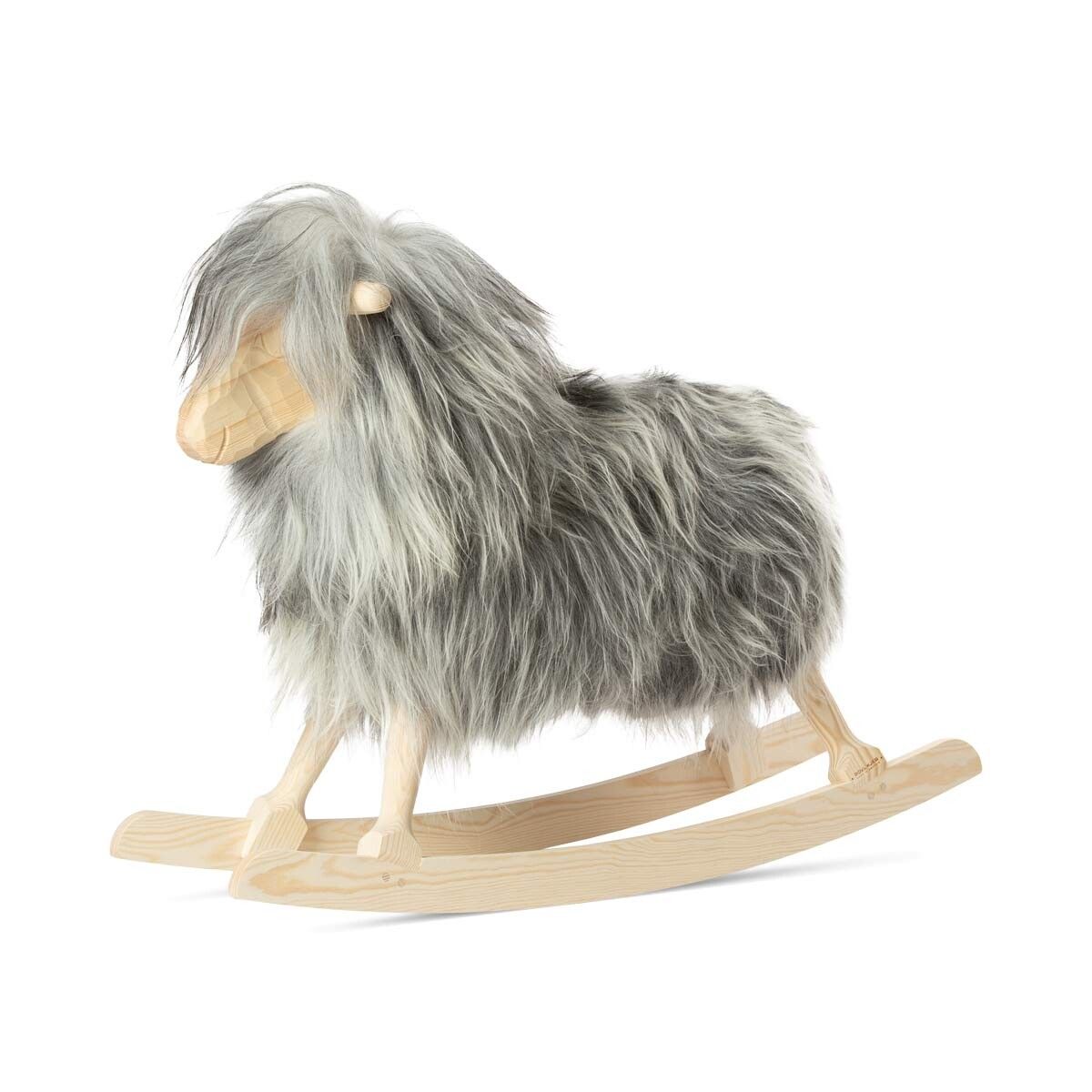 Rocking Sheep | Icelandic Long Wool | L85xW25xH60 cm | Large