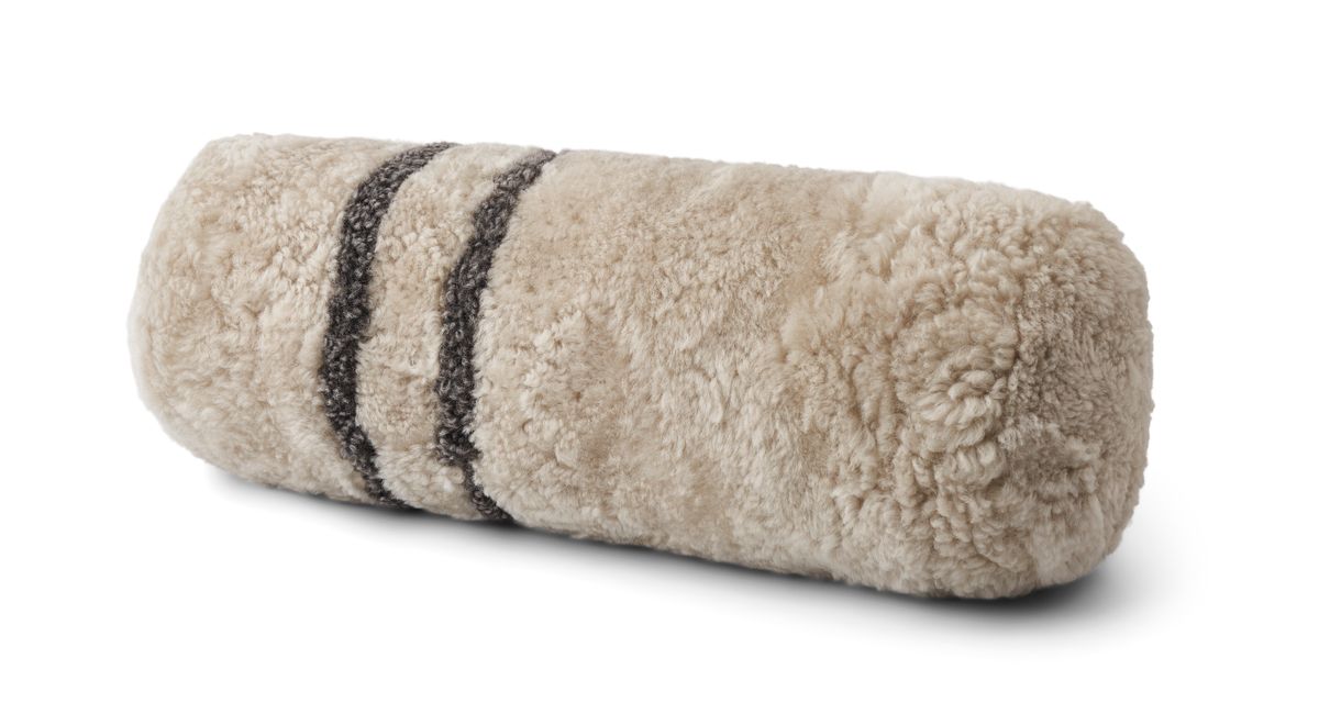 Bolster Cushion | Pattern | Short Wool | D20xL52 cm