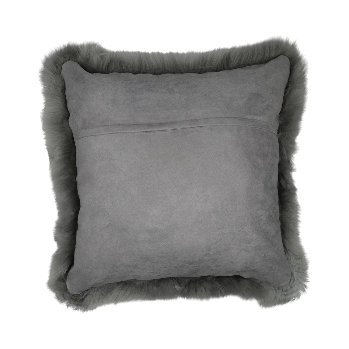Sheepskin Cushion | Long Wool | New Zealand | 50x50 cm Light Grey
