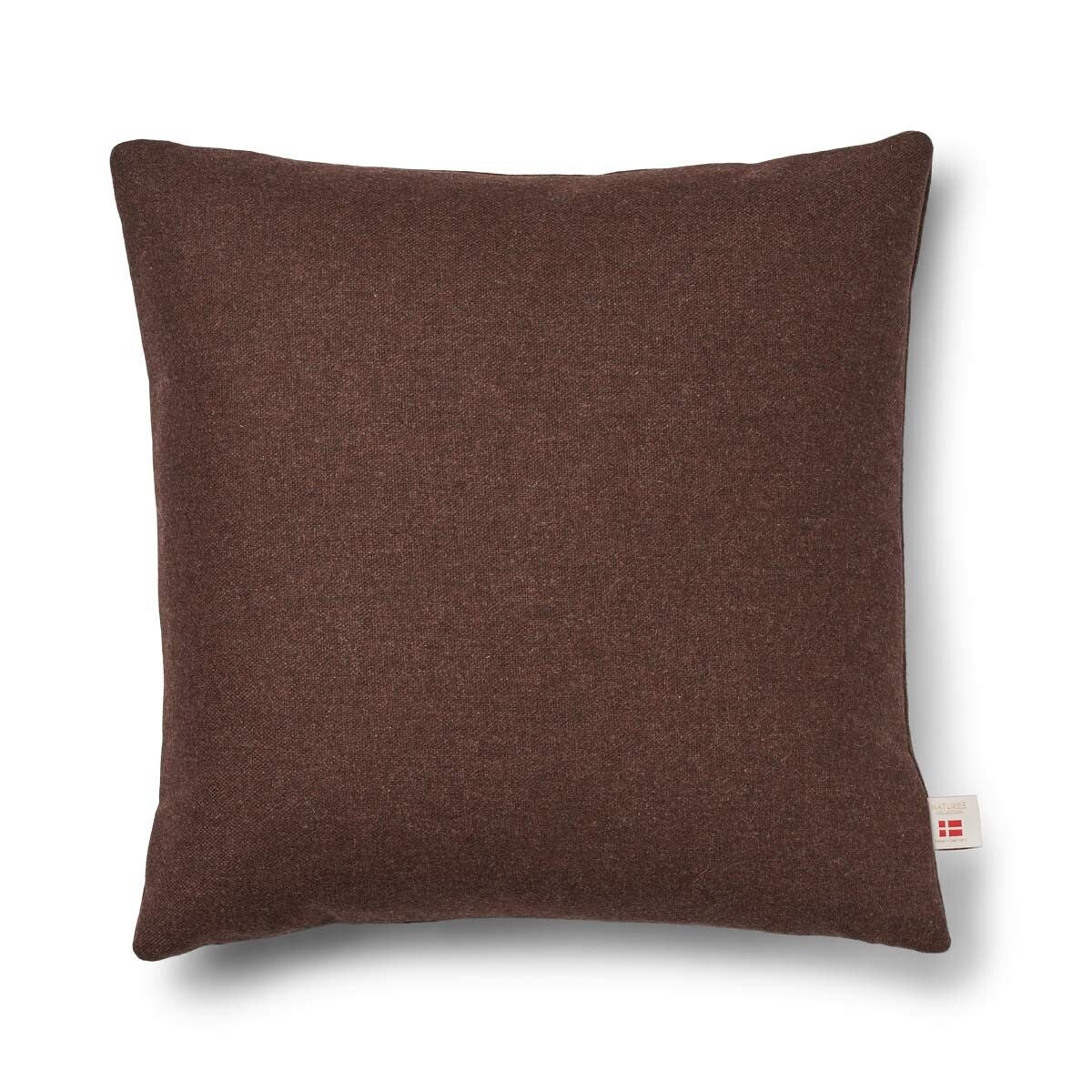 Doublesided Cushion | 100% Wool | 52x52 cm | 34x52 cm  Brown
