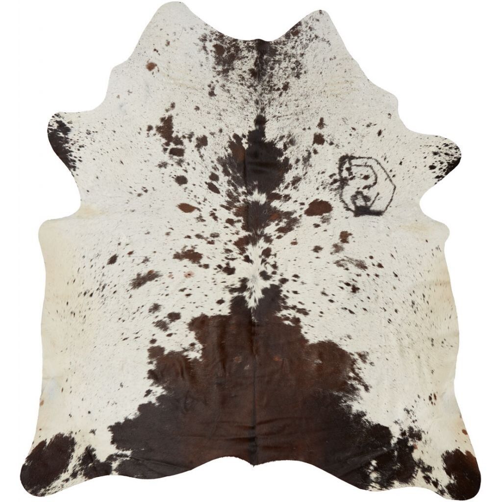 Cow Hide Rug | Dark Brown/Red | 3,2 sqm