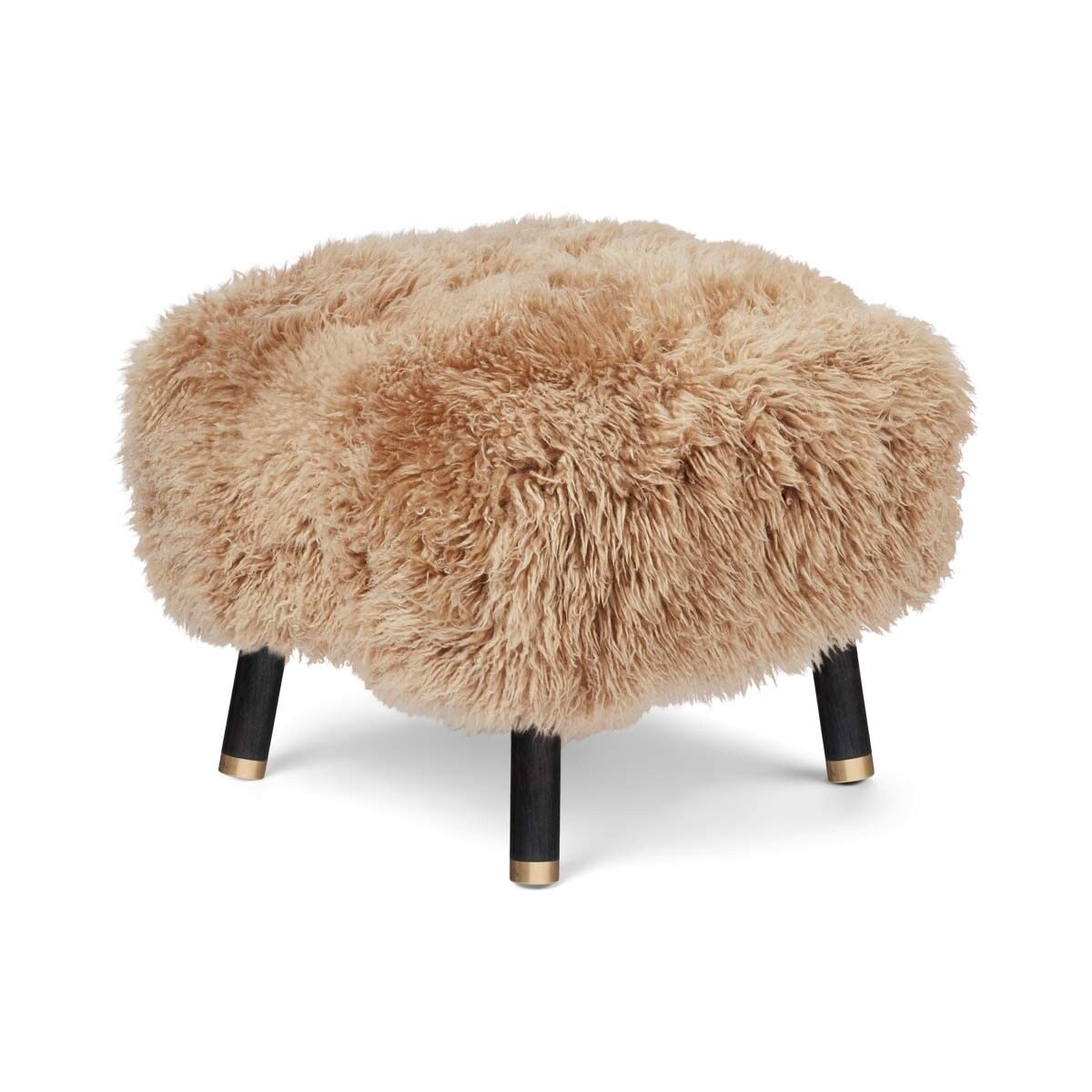 Emil Foot Rest | Long Wool Honey
