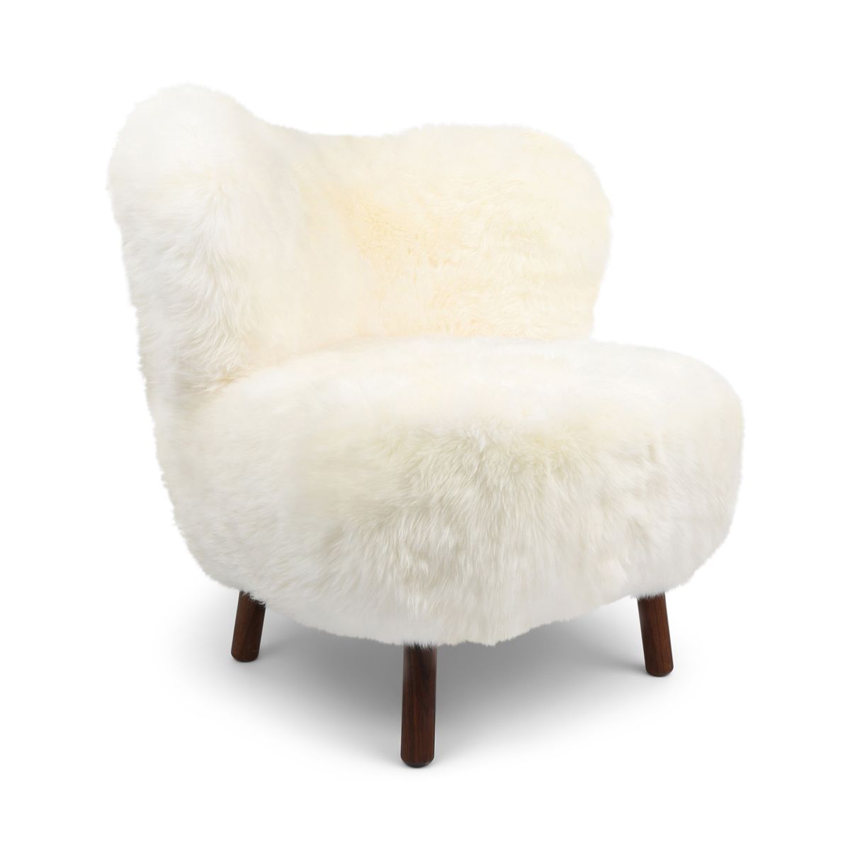Ethan Puffy Lounge Chair Ivory